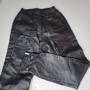 One Teaspoon Black Leather Pants